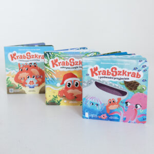 Zestaw 3 książek z serii Krab Szkrab