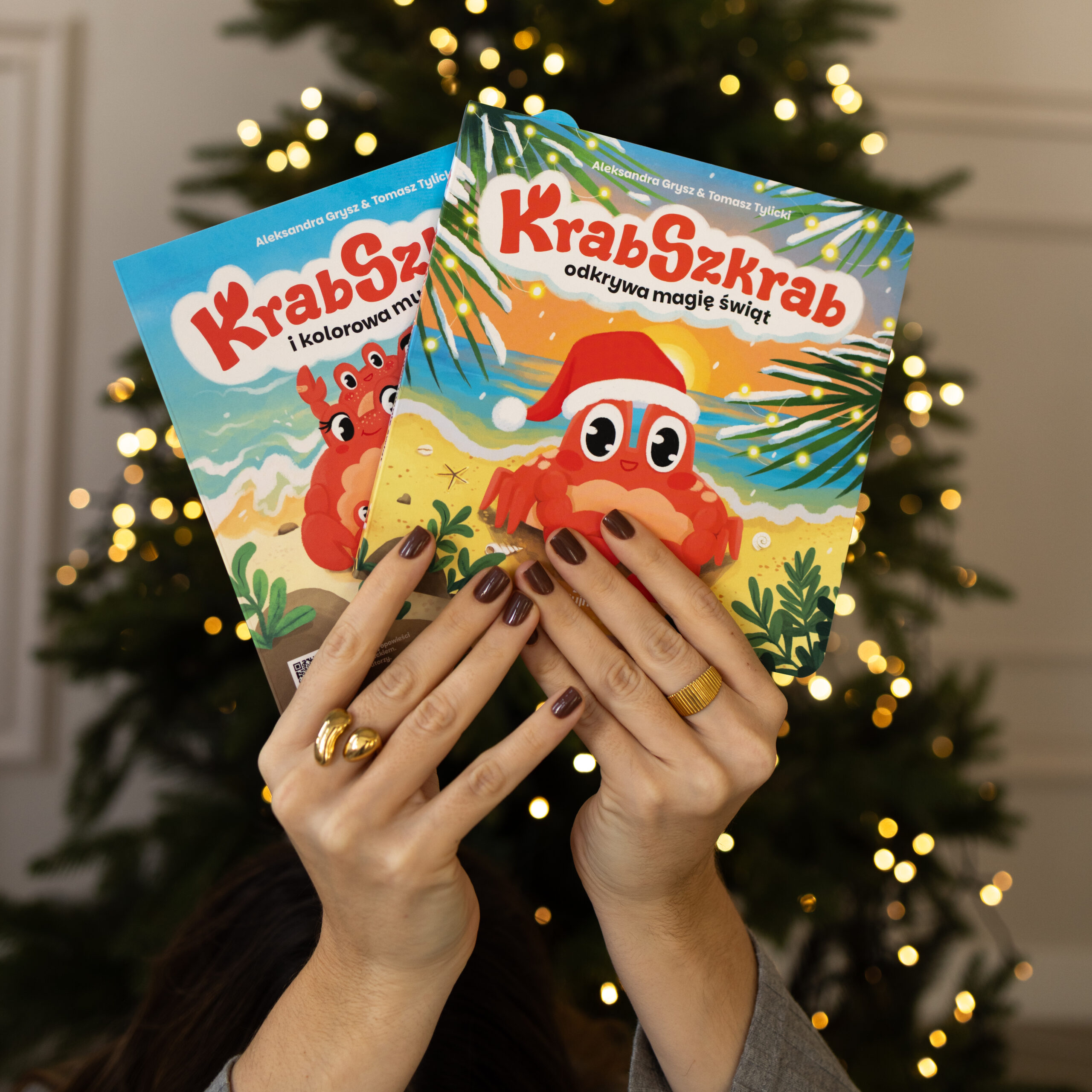 Zestaw: „Krab Szkrab i kolorowa muszelka” + „Krab Szkrab odkrywa magię Świąt” - obrazek 6