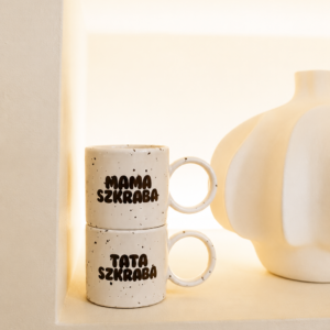 Zestaw kubków ceramicznych dla Mamy i Taty