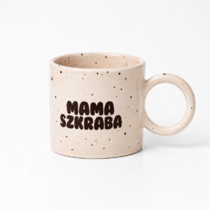 Kubek ceramiczny „MAMA SZKRABA”